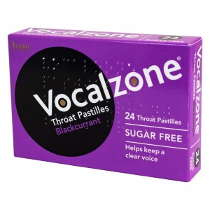 Vocalzone Throat Pastilles - Blackcurrant